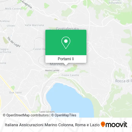 Mappa Italiana Assicurazioni Marino Colonna
