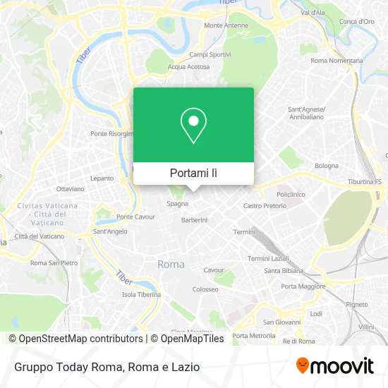 Mappa Gruppo Today Roma