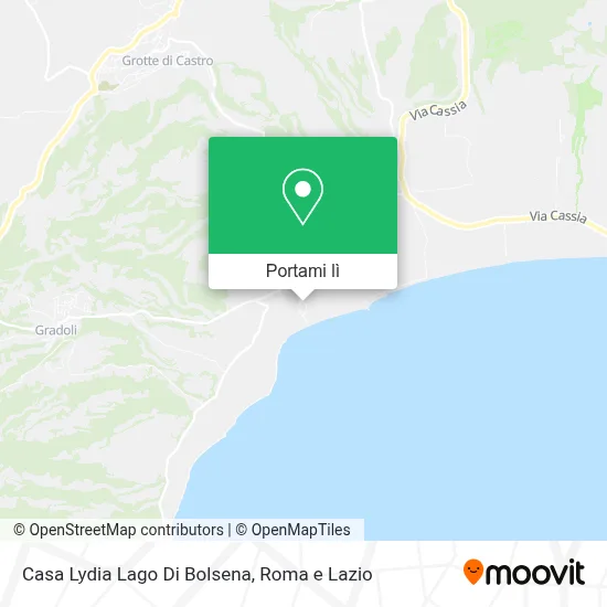 Mappa Casa Lydia Lago Di Bolsena