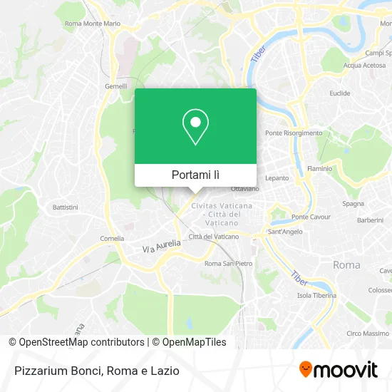 Mappa Pizzarium Bonci