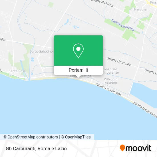 Mappa Gb Carburanti
