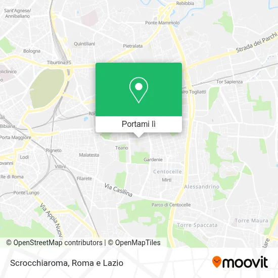 Mappa Scrocchiaroma