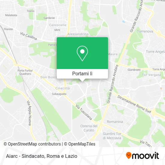 Mappa Aiarc - Sindacato