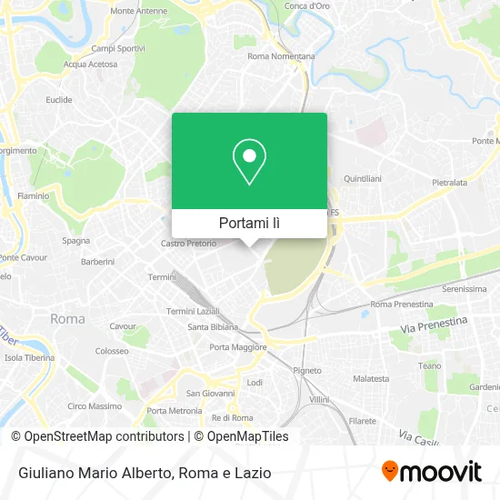 Mappa Giuliano Mario Alberto