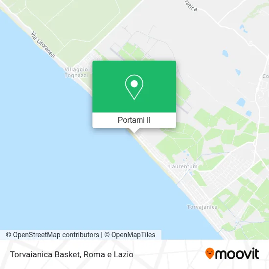 Mappa Torvaianica Basket