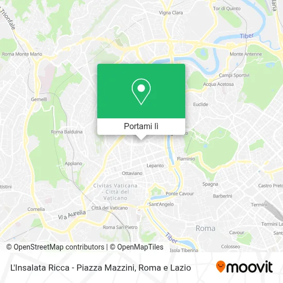 Mappa L'Insalata Ricca - Piazza Mazzini