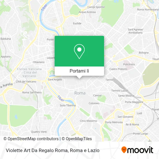 Mappa Violette Art Da Regalo Roma