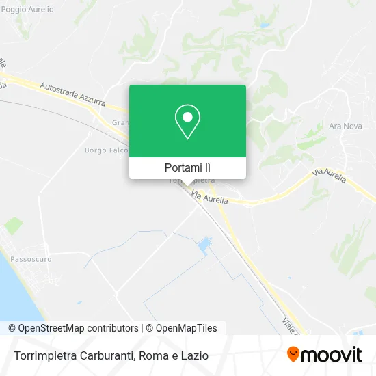 Mappa Torrimpietra Carburanti