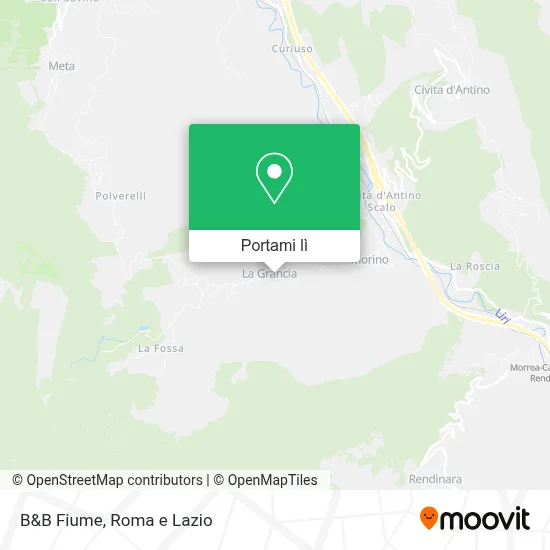 Mappa B&B Fiume