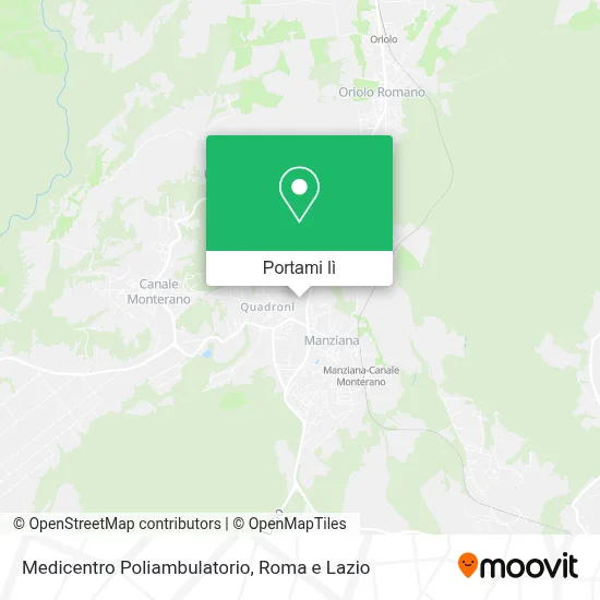 Mappa Medicentro Poliambulatorio