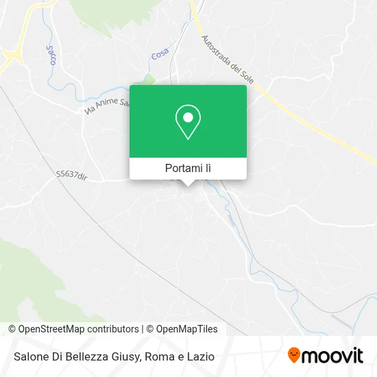 Mappa Salone Di Bellezza Giusy