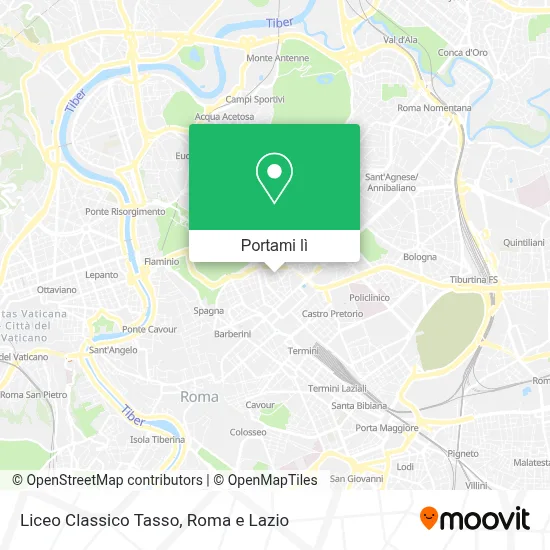 Mappa Liceo Classico Tasso