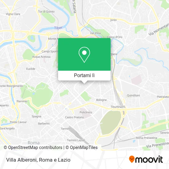 Mappa Villa Alberoni