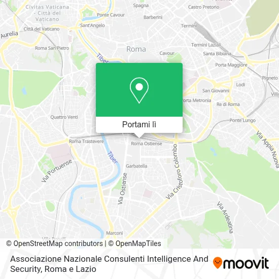 Mappa Associazione Nazionale Consulenti Intelligence And Security