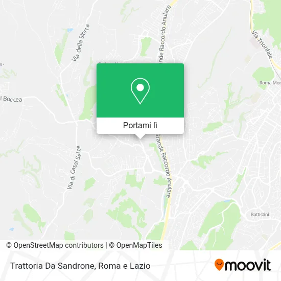 Mappa Trattoria Da Sandrone