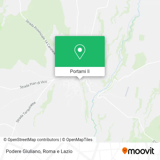 Mappa Podere Giuliano