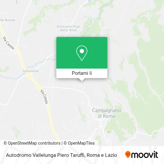 Mappa Autodromo Vallelunga Piero Taruffi