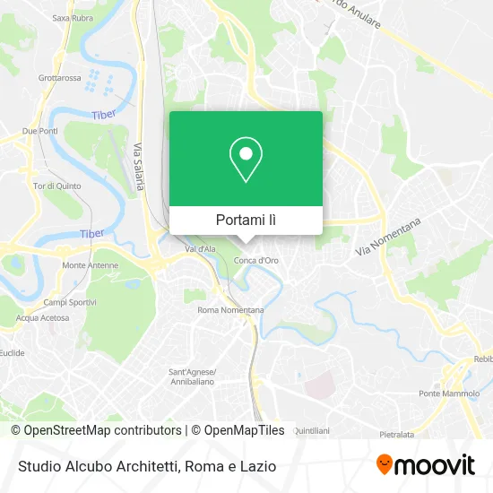 Mappa Studio Alcubo Architetti