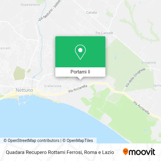 Mappa Quadara Recupero Rottami Ferrosi