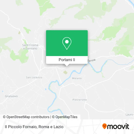 Mappa Il Piccolo Fornaio