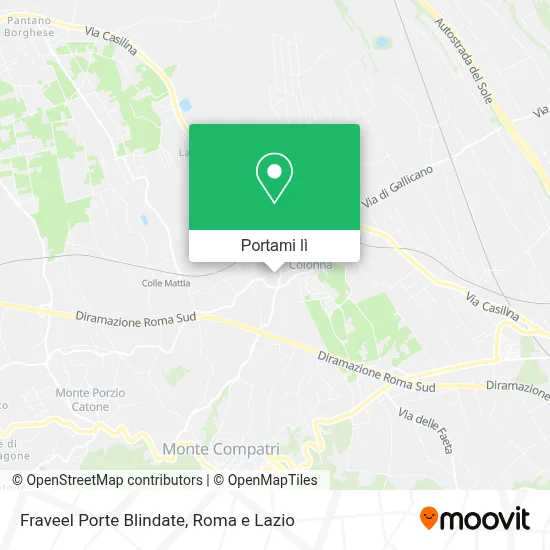 Mappa Fraveel Porte Blindate