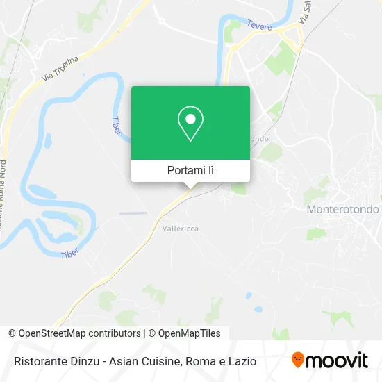 Mappa Ristorante Dinzu - Asian Cuisine