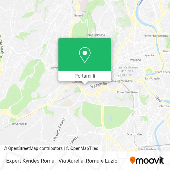 Mappa Expert Kyndes Roma - Via Aurelia