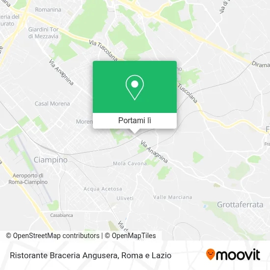 Mappa Ristorante Braceria Angusera
