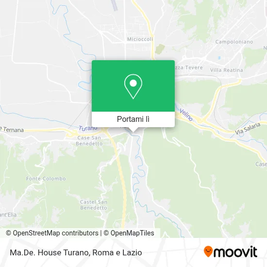 Mappa Ma.De. House Turano