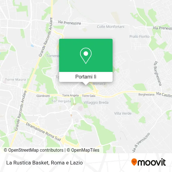 Mappa La Rustica Basket