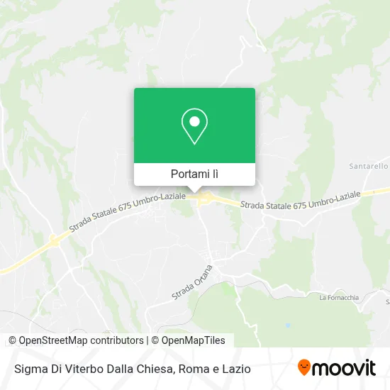 Mappa Sigma Di Viterbo Dalla Chiesa