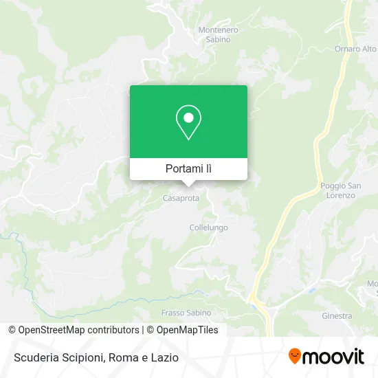 Mappa Scuderia Scipioni