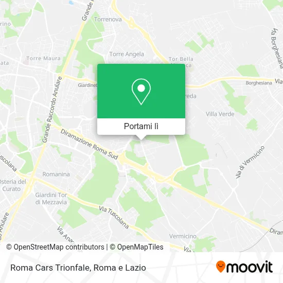 Mappa Roma Cars Trionfale