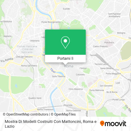 Mappa Mostra Di Modelli Costruiti Con Mattoncini