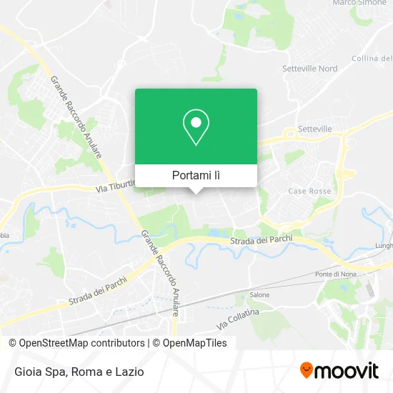 Mappa Gioia Spa