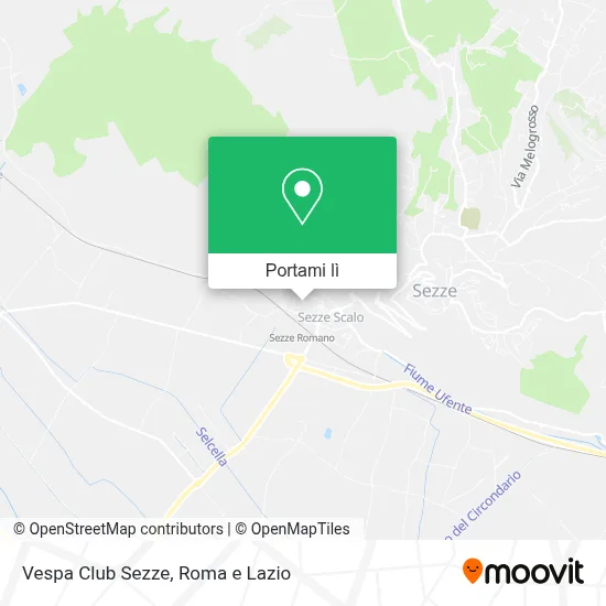 Mappa Vespa Club Sezze