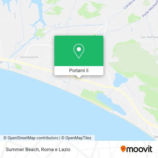 Mappa Summer Beach