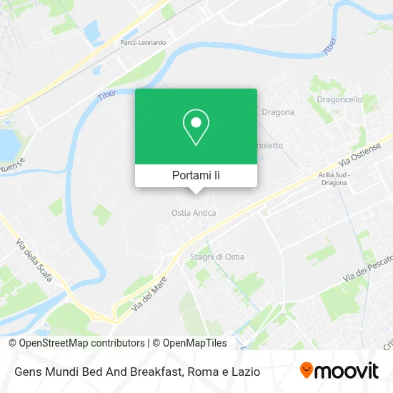 Mappa Gens Mundi Bed And Breakfast
