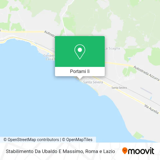 Mappa Stabilimento Da Ubaldo E Massimo