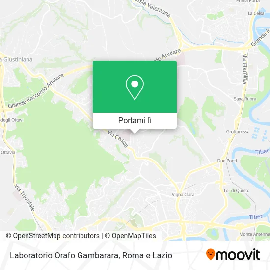 Mappa Laboratorio Orafo Gambarara