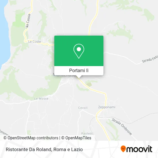 Mappa Ristorante Da Roland
