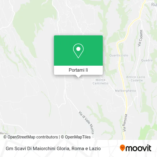 Mappa Gm Scavi Di Maiorchini Gloria