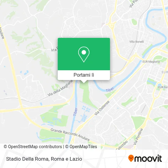 Mappa Stadio Della Roma
