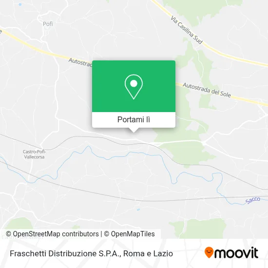 Mappa Fraschetti Distribuzione S.P.A.