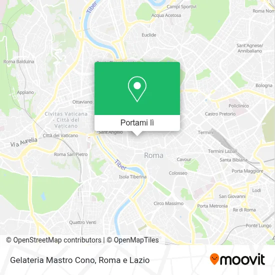 Mappa Gelateria Mastro Cono