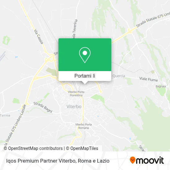 Mappa Iqos Premium Partner Viterbo