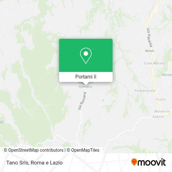 Mappa Tano Srls