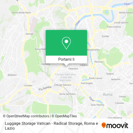 Mappa Luggage Storage Vatican - Radical Storage