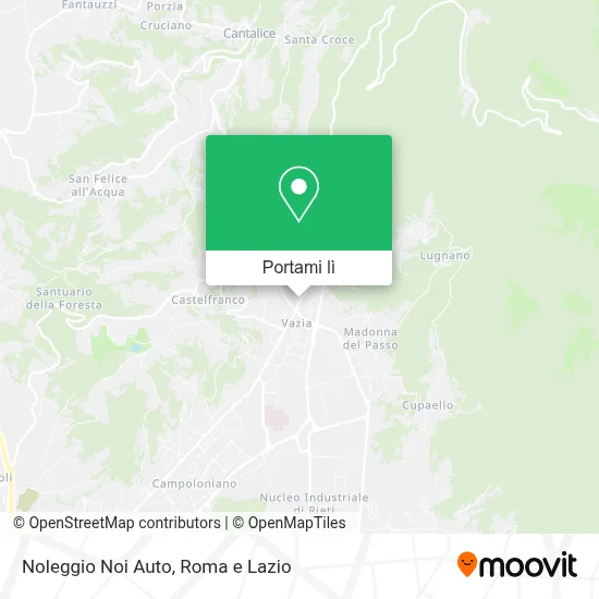 Mappa Noleggio Noi Auto