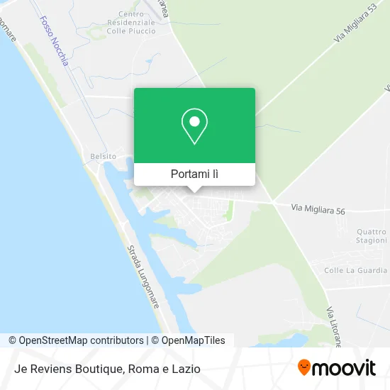 Mappa Je Reviens Boutique